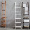 CIPI Bibo Ladder Handtuchleiter aus Holz mit Ablagen